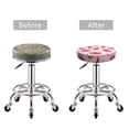 thumbnail image 3 of watermelon ice cream Round Bar Stool Seat Covers, Elastic Round Chair Cover Stool Seat Slipcover Bar Stool Cushions Round Pad for 12-14 inch, 3 of 5