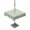 Sage Green, variant on Navy Blue Stripe Outdoor Tablecloth with Umbrella Hole, Modern Blue Ombre Vertical Striped Spillproof Waterproof Outdoor Table Cover, Patio Tablecloths for Party Picnic Camping, Rectangle 60"x84"