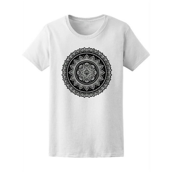 Floral Tribal Paisley Mandala T-Shirt Women -Image by Shutterstock, Female x-Large