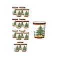 thumbnail image 2 of 16 Pcs Christmas Tree Red Black Buffalo Plaid Paper Cups, Christmas Party Supplies, Disposable Tableware, for Xmas Holiday Party Table Decor(A), 2 of 6