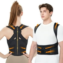 Posture Corrector for Women and Men, Back Support Brace for Neck Shoulder & Upper and Lower Back Pain Relief, Invisible Adjustable Lightweight Posture Corrector Under Clothes