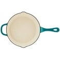 thumbnail image 6 of Crock Pot 111982.01 Artisan Enameled Non Stick Cast Iron Skillet, Teal Ombre, 6 of 6