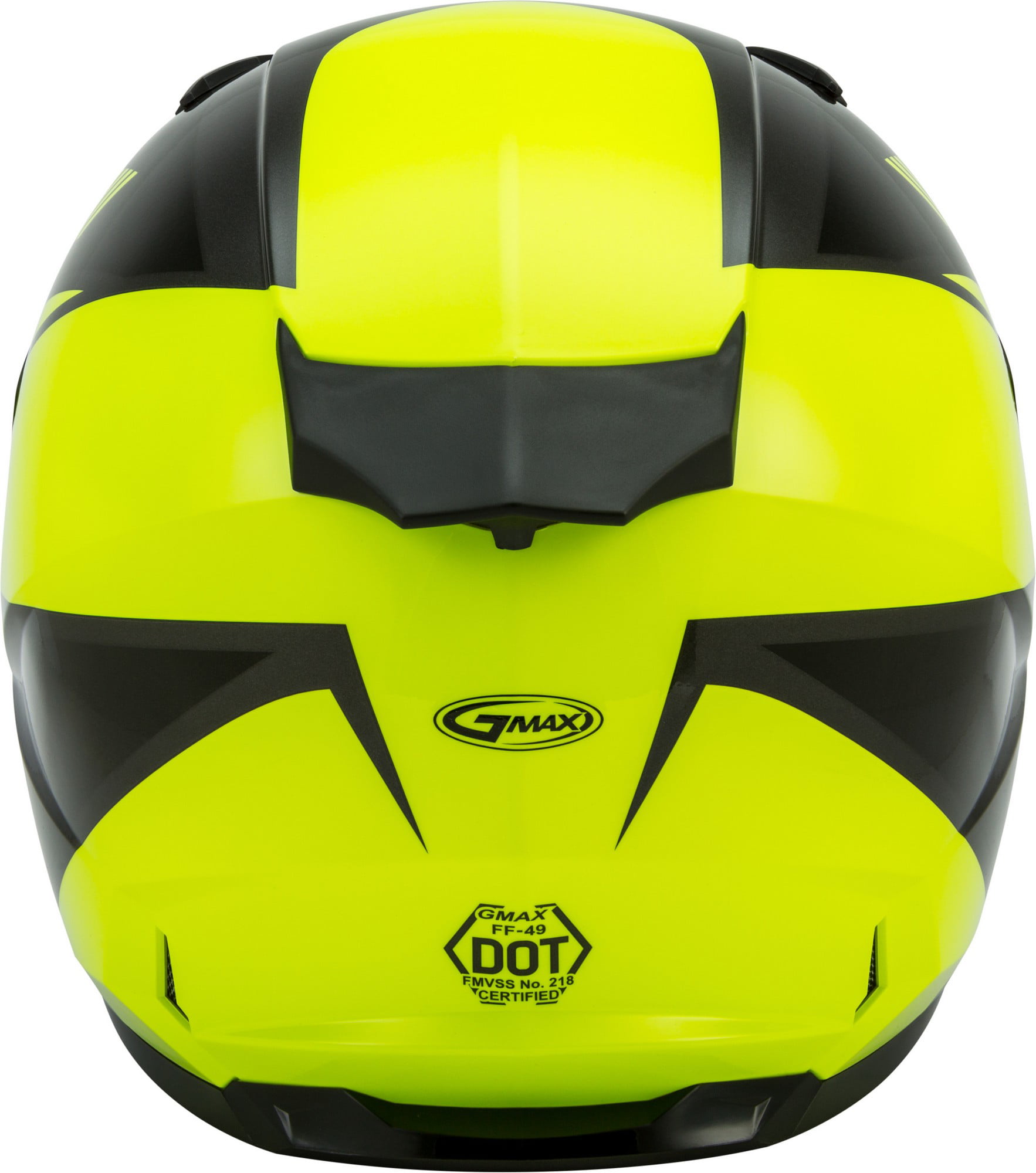GMAX GM-49Y Deflect Youth Full-Face Street Motorcycle Helmet Hi-Vis/Grey/Medium 