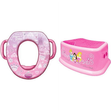 Disney - Princess Soft Potty and Step Stool