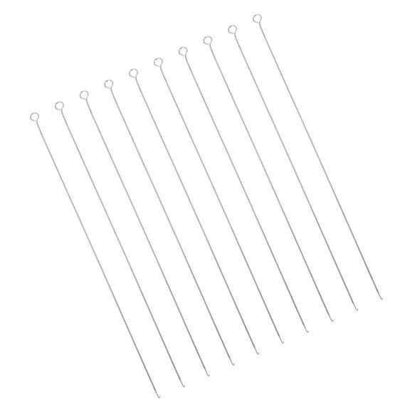 FOMIYES  10 Pcs Beading Tools Supplies Making Beads for Jewelry Sewing Needles Silver