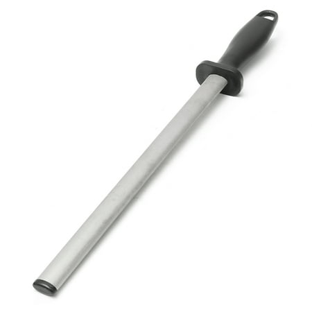 Diamond Steel Sharpener - 206mm/8inch 600# Diamond Knife Sharpening Hand Held Steel Rod Fish Hook Sharpener Wheststone with ABS Handle Tool diamondknifesharpener for Home Kitchen Outdoor