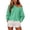 Green, variant on NominalSnug V Neck Sweatshirt for Women Drop Shoulder Fleece Plain Sweatshirts Casual Long Sleeve Shirts