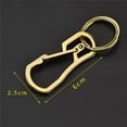 thumbnail image 6 of Titanium Heavy Duty Carabiner Keychain EDC Quick Release Hooks With Titanium Key Ring, 6 of 7