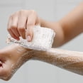 thumbnail image 4 of 5 Pieces Linen Foaming Net Fast Drying Washable Reusable Portable Fast Drying Body Back Leg Face Massaging Shower Glove Accessories, 4 of 9