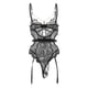 thumbnail image 3 of Gibobby Conjunto de lencería de encaje Ropa Interior Sexy con Cuello En V para Mujer, Lencería Sexy, Ropa Interior con Cordón Sin Espalda De Lencería(Negro, M), 3 of 5
