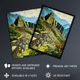 thumbnail image 3 of Machu Picchu Peru Artwork Stunning Inca Empire Citadel On The Andes Mountains Large Wall Art Poster Print Thick Paper 18X24 Inch, 3 of 5