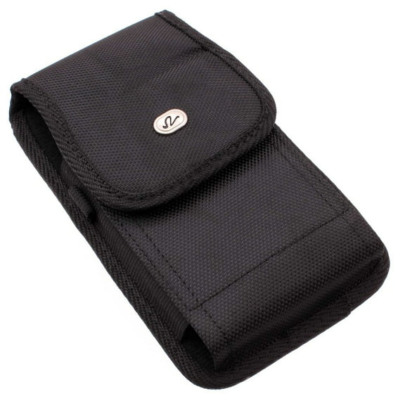 Rugged Case Belt Clip for Samsung Galaxy S24 FE - Holster Canvas Cover Pouch Carry for Galaxy S24 FE