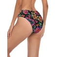 thumbnail image 5 of RELLECIGA Women's High Cut High Waisted Bikini Bottom, 5 of 7