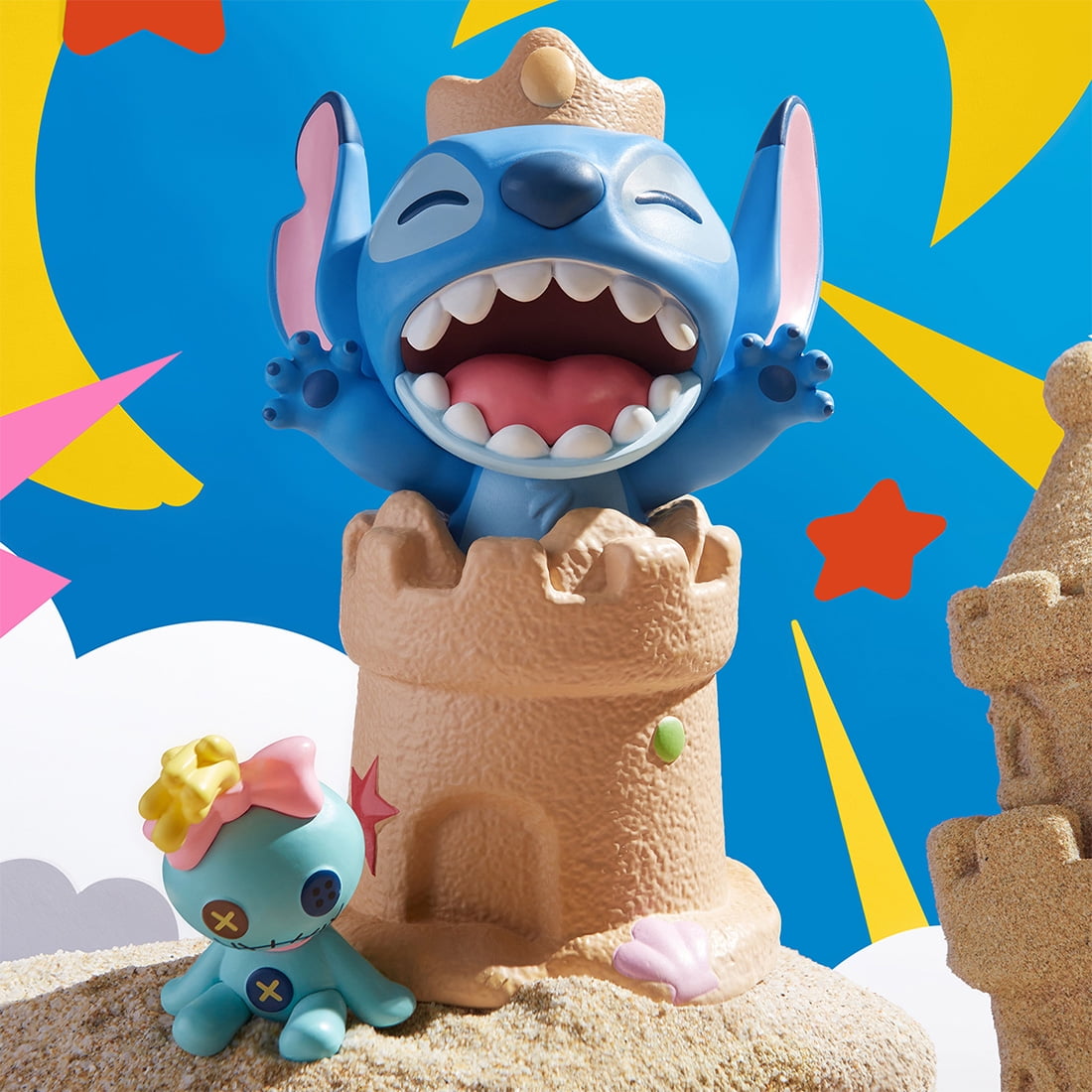 MINISO Disney Lilo & Stitch Collection Where Did Scrump Go Figure Surprise Box Random Design for Home Decor Birthday Gifts, Single Box