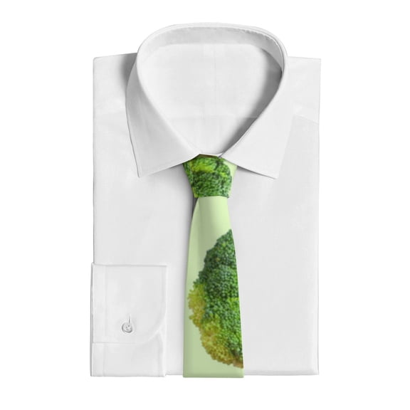 Uemuo Broccoli 3 Pattern Men's Necktie Classic Silk Tie Woven Jacquard Neck Ties Business Necktie Gift for Men