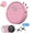 Pink-battery, variant on Mini Robot Vacuum Cleaner, 3 in 1 Rechargeable Sweeping and Mopping Machine, One Button Low Noise Automatic Floor Cleaner for Pet Hair, Dust, Debris, Office Desk