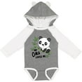 thumbnail image 3 of Inktastic My Oma Loves Me- cute panda Boys or Girls Long Sleeve Baby Bodysuit, 3 of 5