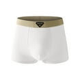 thumbnail image 2 of Dxzfnsa Mens Underwear Cotton Boxer Briefs Soft Comfort Boxers Moisture-Wicking Breathable Underwear for Men Boxer Briefs for Men,White-L, 2 of 5