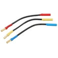 thumbnail image 2 of Fugacal Banana Plug Connector Extension Cable,3Pcs 4mm Banana Plug Extension Cable 13cm Length Heat Resistant Banana Plugs Connector Extension Cable Wire For Boats,4mm Banana Plug Extension Cable, 2 of 8