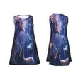 thumbnail image 7 of Fuzoiu Enchanted Forest Stag Gathering Print Women's Sleeveless Dress,Summer Dresses for Women,Casual Sundresses,Beach Sleeveless T-shirt Swing Dress with Pockets, 7 of 7