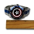 thumbnail image 2 of Captain America Shield Stainless Steel Watch, 2 of 5