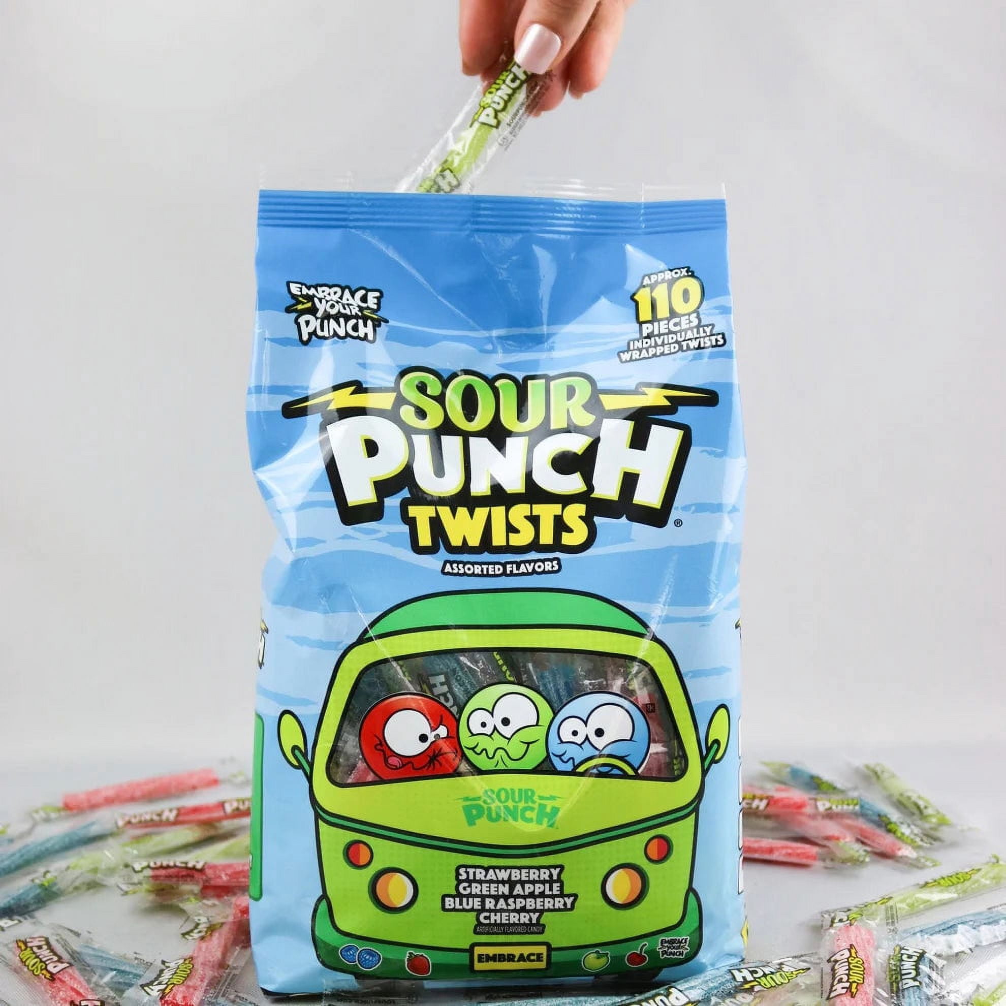 Sour Punch Individually Wrapped Twists 110 pc. Bag
