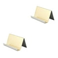 thumbnail image 4 of Destyer Porte-Cartes de Visite Facile 1/2/3/5 Robuste et Durable en Acier Inoxydable Or Brossé 2 Pcs, 4 of 6