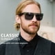 thumbnail image 2 of Gafas de sol Joopin Acetate Square Polarized para Hombre Verde, 2 of 6