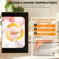 thumbnail image 4 of Sunyrisy 2-Person Portable Infrared Sauna Box, 2400W Total (2x1200W Steamers), Red Light Therapy, 4 of 8