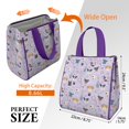 thumbnail image 3 of Dog with Medical Icons Insulated Lunch Bag for Women & Adults,Large Portable Soft Cooler Lunch Bag,Thermal Food Storage Tote with Pearl Cotton,8.66L,8.75x5.75x9.5 Inch, 3 of 6