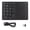 Black, variant on Nieyigj 2.4G & Bluetooth 5.0 Wireless Numeric Keypad, Touchpad Number Pad, 22-Key Type C Rechargeable Keyboard for Mac PC Laptop, Gray (6.6 inches / 16.7 cm)