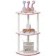 thumbnail image 5 of 5 Tier Corner Display Rack Multipurpose Shelving Unit, Dark Cherry/Black, 5 of 8
