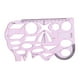 thumbnail image 2 of Regla geométrica multifuncional, suministros de dibujo, plantillas de dibujo, matemáticas rosa, 2 of 9