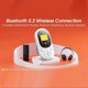 thumbnail image 3 of 64GB Clip MP3 Player with Bluetooth 5.3, Lossless Sound, White, 3 of 5