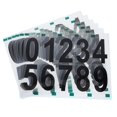 thumbnail image 1 of HLONK 6 Sheets Reflective Waterproof Self Adhesive Mailbox Numbers Sticker Decal for Signs Doors Cars Home Business Address, 1 of 8