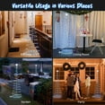 thumbnail image 3 of Yescom Twinkle 6Ft Spiral Christmas Tree Light 182 LED 8 Model for Indoor Outdoor Yard Holiday Decoration Cool White, 3 of 9