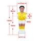 thumbnail image 4 of Figura de jugador de fútbol en miniatura para torneo deportivo Estilo 2, 4 of 9
