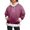 sweatshirt for women - Brick Red, variant on Women Faux Fur Trim Hooded Sweatshirt Long Sleeve Pullover with Kangaroo Pocket Soft Warm Winter Street Loungewear Outerwear Top,6XL
