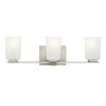 thumbnail image 4 of 55017NI Kichler Lighting Roehm - 3 Light Bath Vanity Approved for Damp Locations - with Transitional inspirations - 7.25 inches tall by 23 inches, 4 of 4