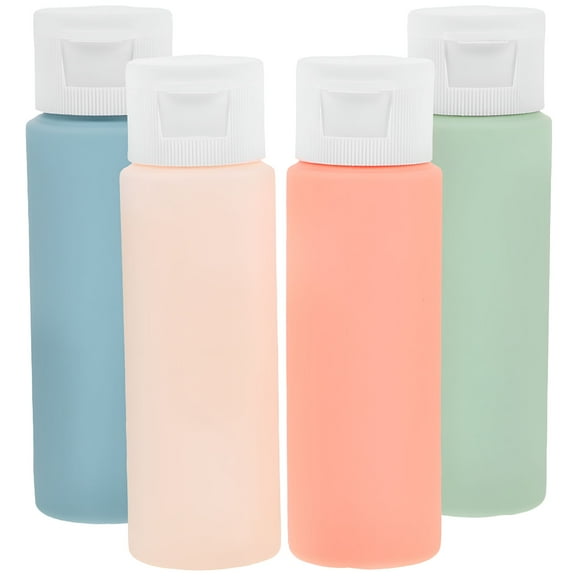 ACDANC 4 pcs Travel Size Shampoo Bottles Empty Lotion Bottles Portable Squeeze Bottle Refillable Lotion Bottles