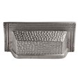 thumbnail image 1 of The Copper Factory Solid Cast Copper Rectangular Bin Pull on 3in. Centers in Satin Nickel Finish - CF118SN, 1 of 1