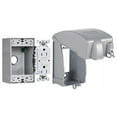 thumbnail image 2 of Taymac Outdoor GFCI Outlet Kit MKG4280SS - Lockable - Multicolor — Indoor & Outdoor Use, NEC-Compliant, 2 of 3