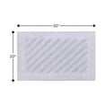 thumbnail image 2 of Knightsbridge Shooting Star 220 GSF Reversible Bath Rug 20 x 30 - White, 2 of 2