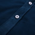 thumbnail image 7 of LIIPEE Men Shirts Father's Day Gifts Casual Button Down Collar Tab Long Sleeve Solid Color Ribbed Button Up Shirts Male Single Yoke Regular Breathable Fashion Versatile Tops With Pocket,XXXL, 7 of 7