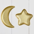 thumbnail image 5 of vlrwzc 2pcs Star And Moon Tray Iron Dinner Plates Metal Serving Plate Dessert Plate Dinner Dishes Plates Jewelry Dish For Events Mother Gift Family, 5 of 7
