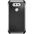 thumbnail image 4 of LG V20 Case, 2 in 1 Cool Slim Hybrid Rugged Hard PC Resilient Strength Durable Laminated with Carbon Fiber Design Chrome Anti-scratch Shockproof Protective Case for LG V20 (2016), BLACK, 4 of 7