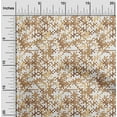 thumbnail image 2 of oneOone Coton Cambric Brun Tissu Abstractions Matière de Robe Tissu Imprimé Tissu au Yard 56 Pouces de Large, 2 of 4