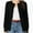Black, variant on Women's Crew Neck Button Down Long Sleeve Cardigan Sweater