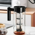 thumbnail image 3 of YAOMOBB Ergonomic Handle Cold Brew Pot Cold Brew Coffee Tea Brewer 1300ML Double Wall Glass with Mesh Filter Shatter resistant Handle, 3 of 6