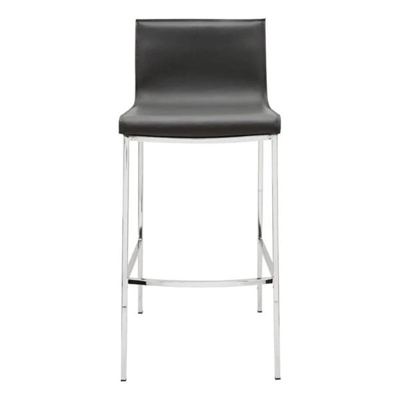 Plata Import Black Dallen 26" Counter Stool (Set of 2)